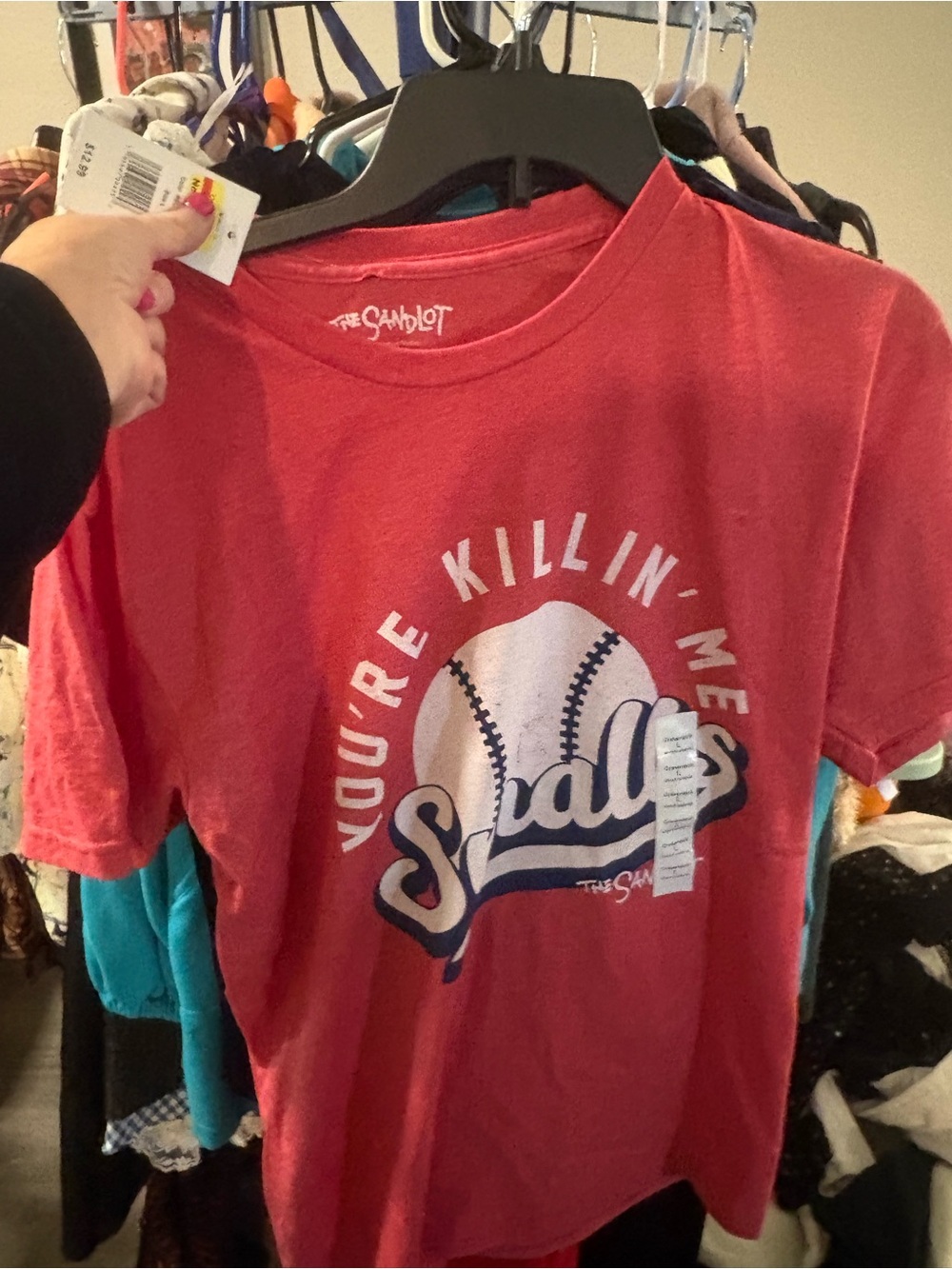 ' Red Graphic Tee - "You're Killin' Me Smalls"